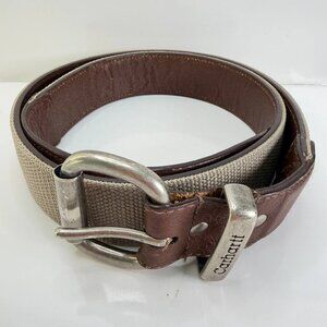 Carhartt Heavy Duty Leather Belt – Tan/Brown - Size 32